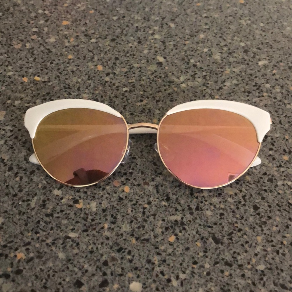 pink tinted sunglasses